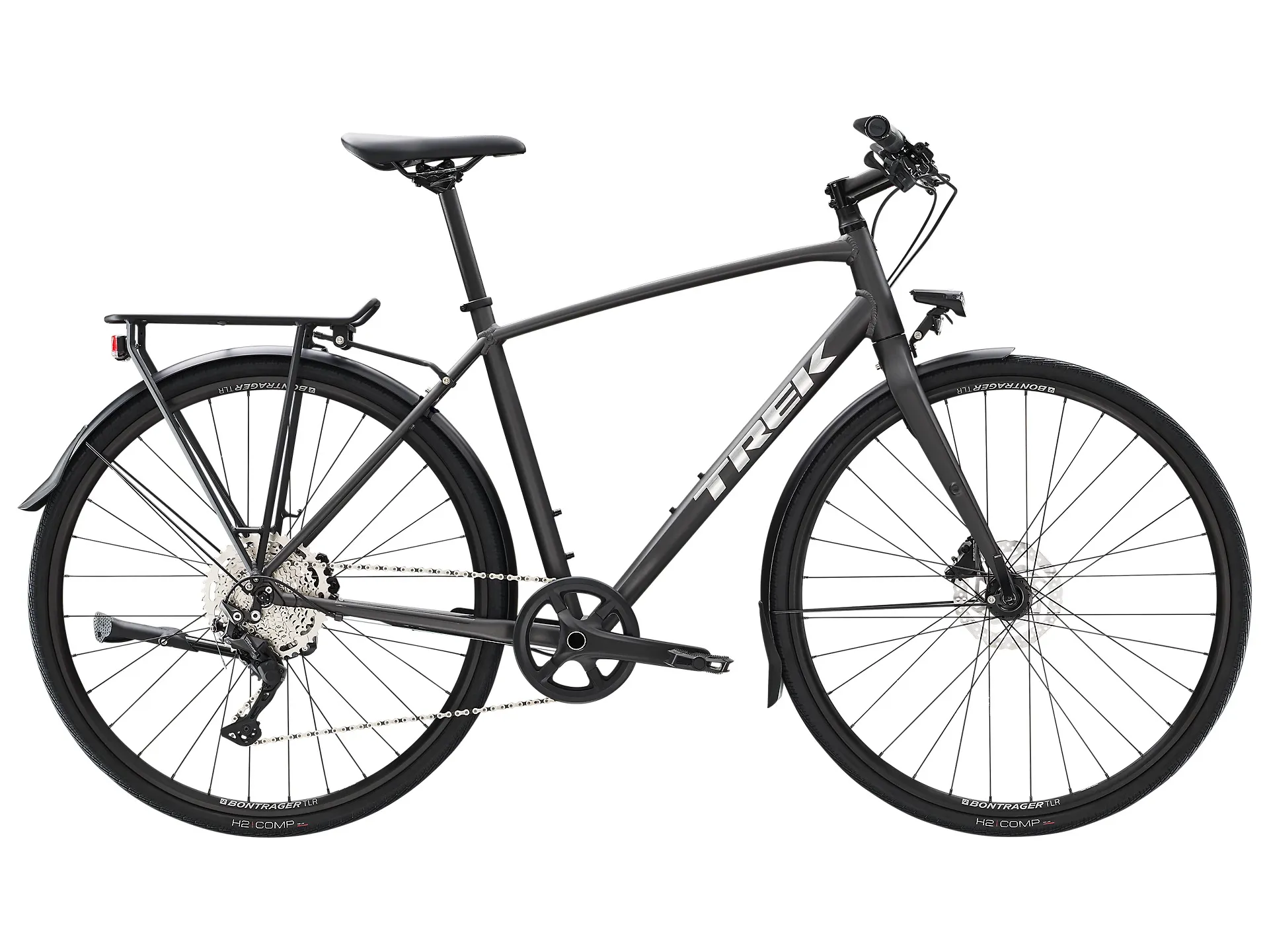 Trek FX Disc Equipped Hybrid Commuter Bike 2025 in Black