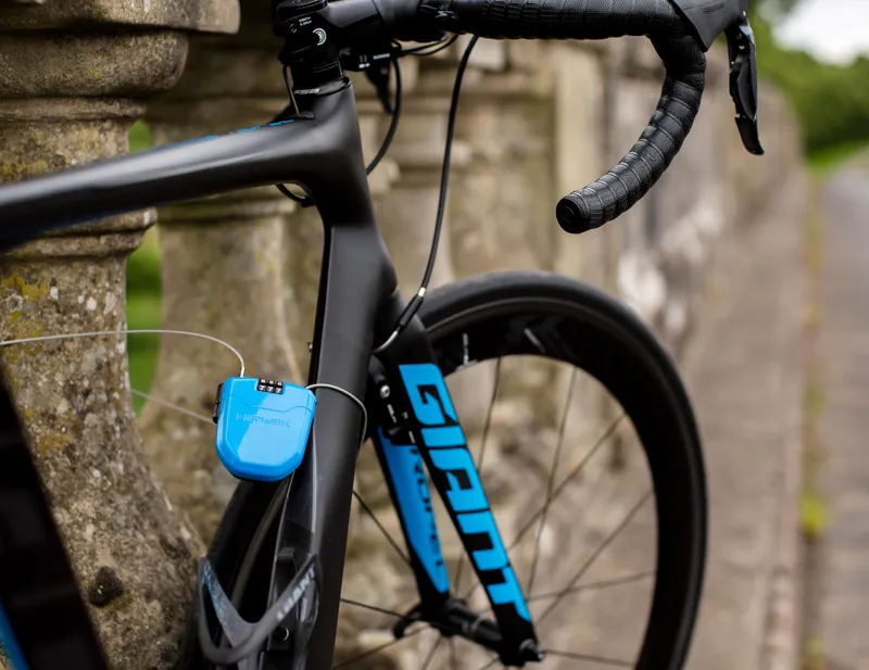 Hiplok FX Wearable Retractable 100cm Combination Lock in Cyan-3