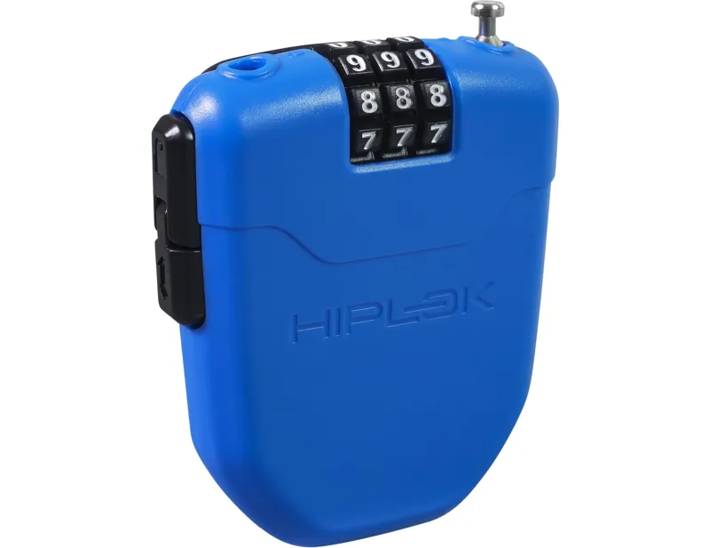 Hiplok FX Wearable Retractable 100cm Combination Lock in Cyan