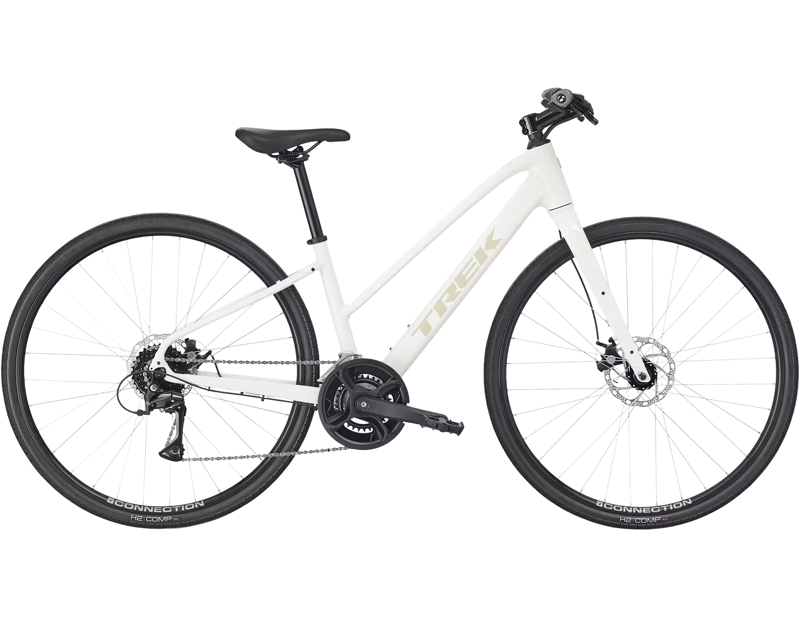 Trek FX 1 Midstep Gen 4 Hybrid Bike 2026 in Era White