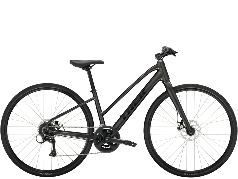 Trek FX 1 Mid step Gen 4 Hybrid Bike 2025 in Black