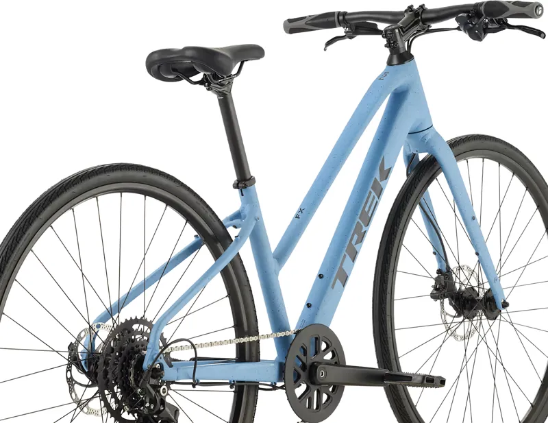 Trek FX 2 Midstep Gen 4 Hybrid Bike 2026 in Fjord Blue-1