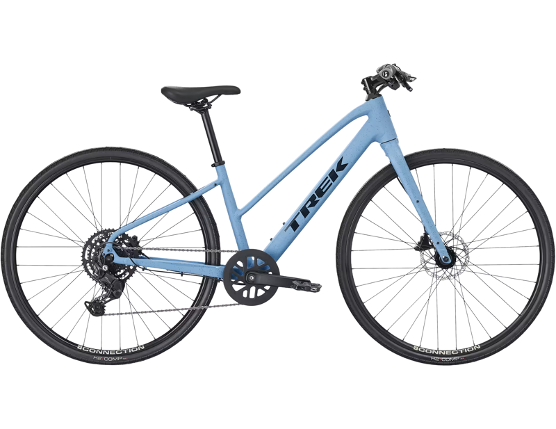 Trek FX 2 Midstep Gen 4 Hybrid Bike 2026 in Fjord Blue