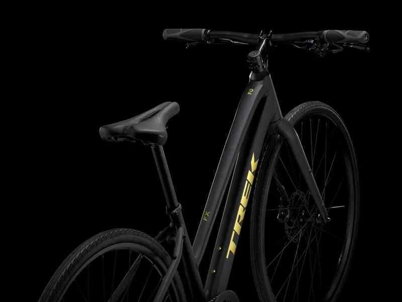 Trek FX 2 Gen 4 Stagger Women's Hybrid Bike 2025 in Black-2