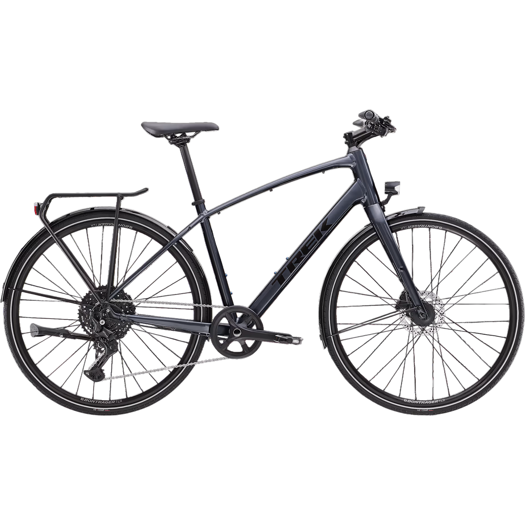 Trek FX EQ Hybrid Bike 2025 in Galactic Grey