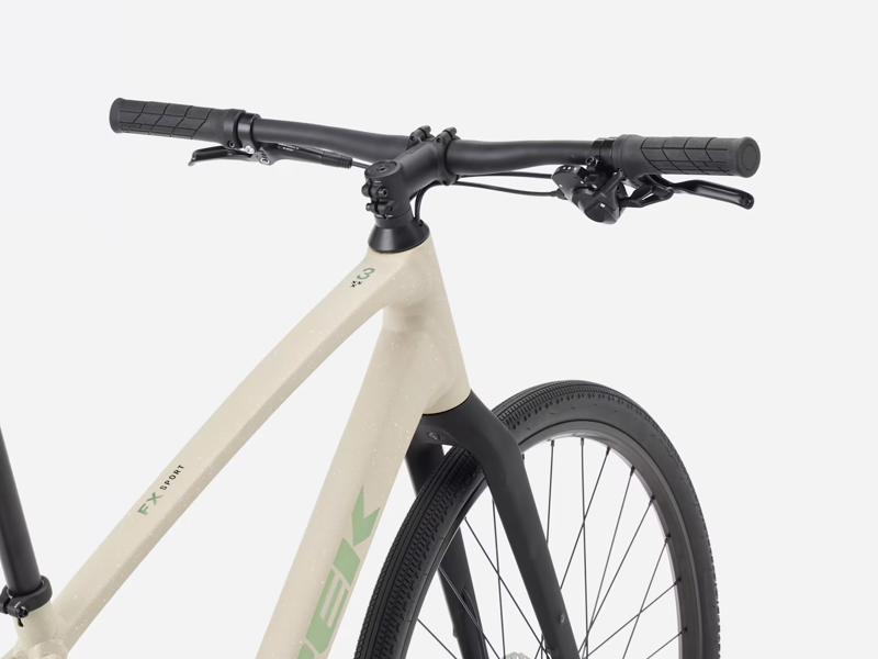 Trek FX Sport AL 3 Hybrid Bike 2026 in Buff Beige-2
