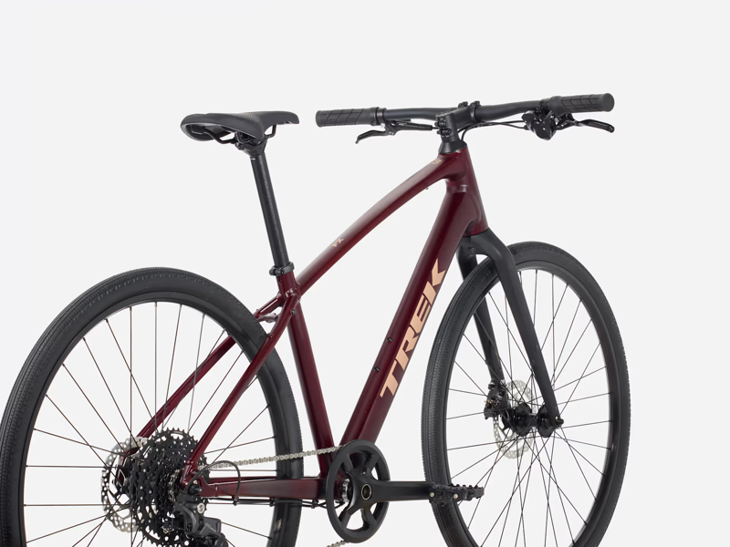Trek FX Sport AL 3 Hybrid Bike 2026 in Cobra Blood-1