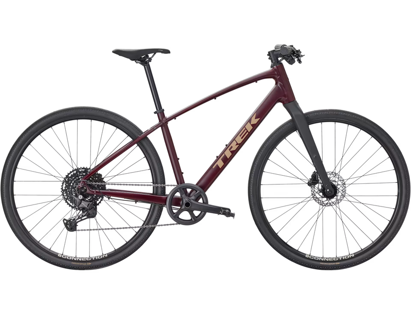Trek FX Sport AL 3 Hybrid Bike 2026 in Cobra Blood