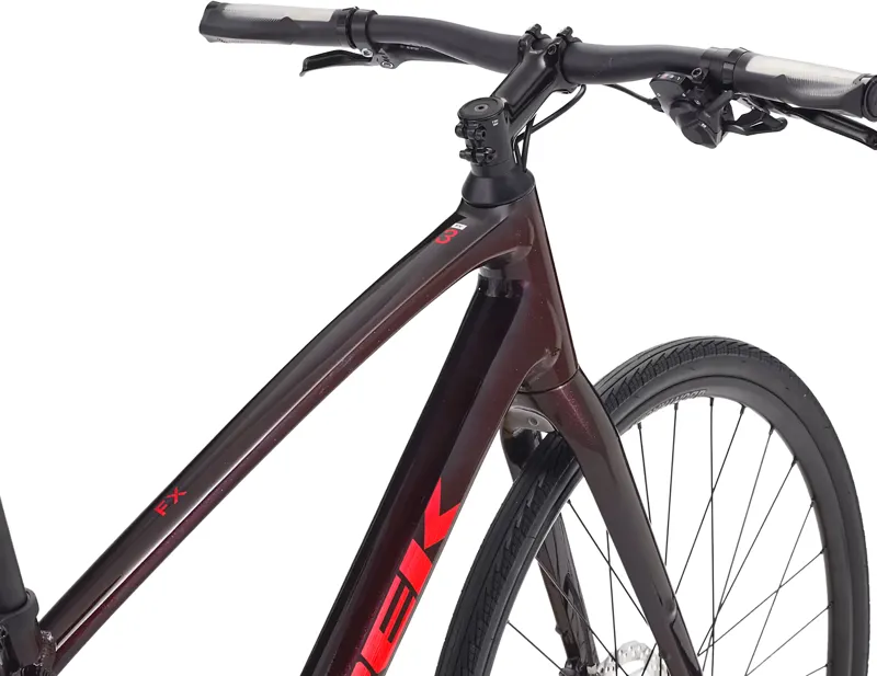 Trek FX 3 Gen 4 Hybrid Bike 2026 in Dark Carmine-2