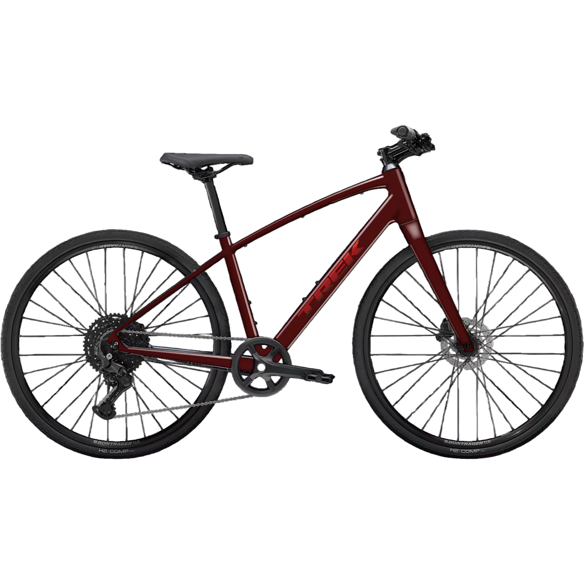 Trek Fx3 Red Trek FX Gen Hybrid Bike 2026 In Dark Carmine