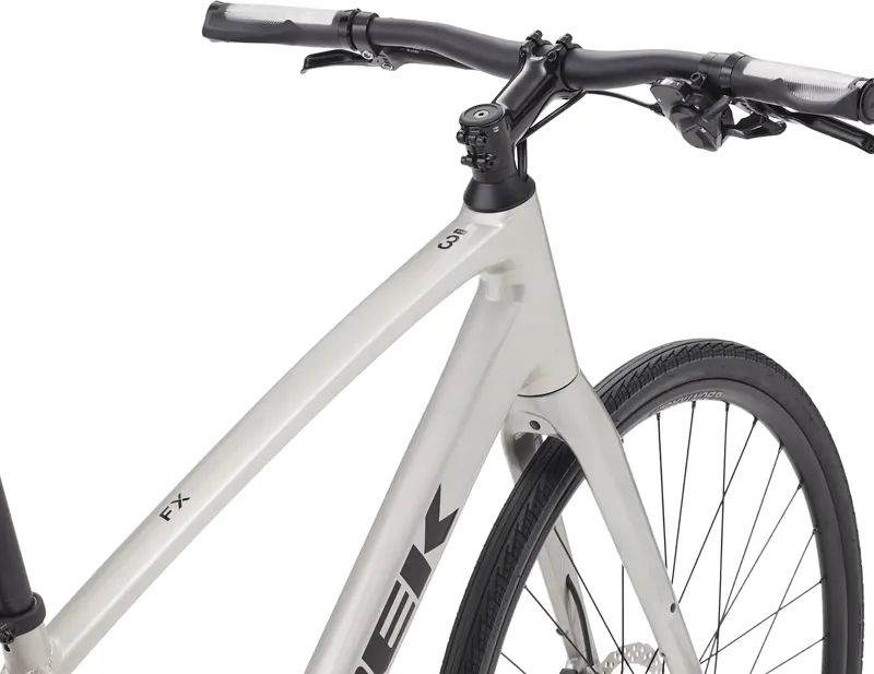Trek FX 3 Gen 4 Hybrid Bike 2026 in Lunar Silver-2