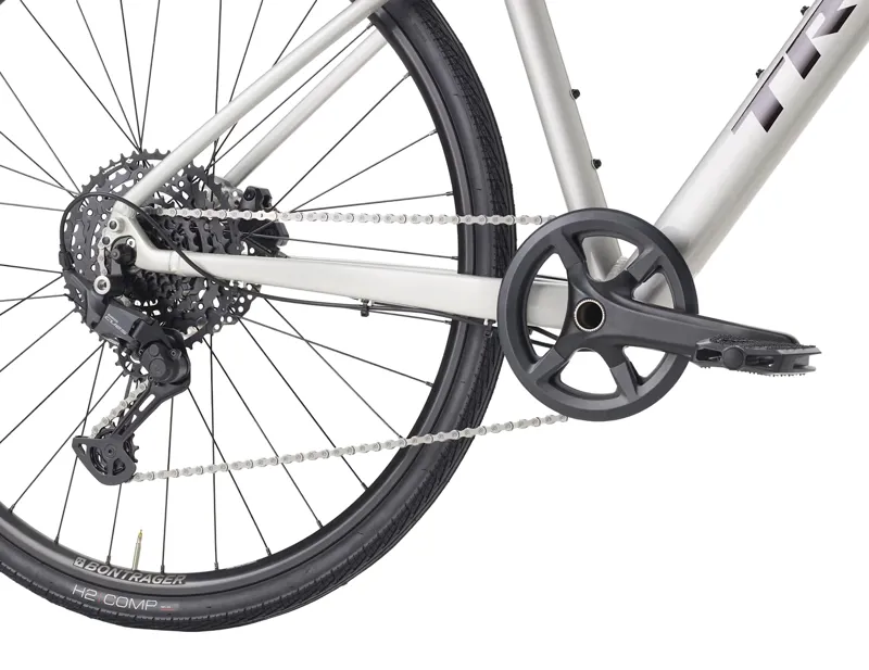 Trek FX 3 Gen 4 Hybrid Bike 2026 in Lunar Silver-4