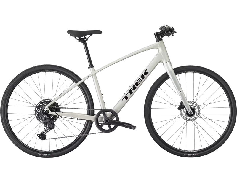 Trek FX 3 Gen 4 Hybrid Bike 2026 in Lunar Silver