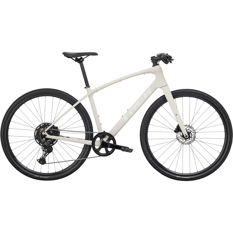 Balfes Bikes Trek FX Sport SL 4 Hybrid Bike 2027 in Buff Beige | Free postage over £30, £10 off first order, price match & 0% finance.