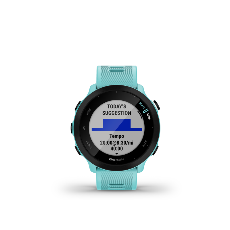 Garmin Forerunner 55 GPS Watch in Aqua-1