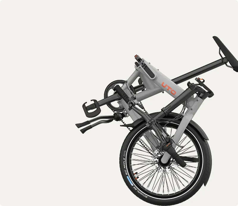 UTO Afternoon PRO 20 Folding Bike 2027 in Satin Grey-10