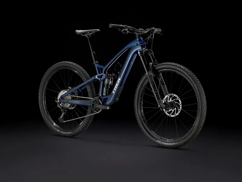 Trek Fuel EXE 9.7 SLX/XT Full Suspension Electric Mountain Bike 2023 in Mulsanne Blue-1