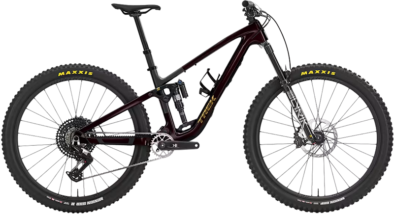Balfes Bikes Trek Fuel EX 9.8 EA90 Full Suspension Mountain Bike 2027 in Gloss Dark Carmine / Matte Trek Black | Free postage over £30, £10 off first order, price match & 0% finance.