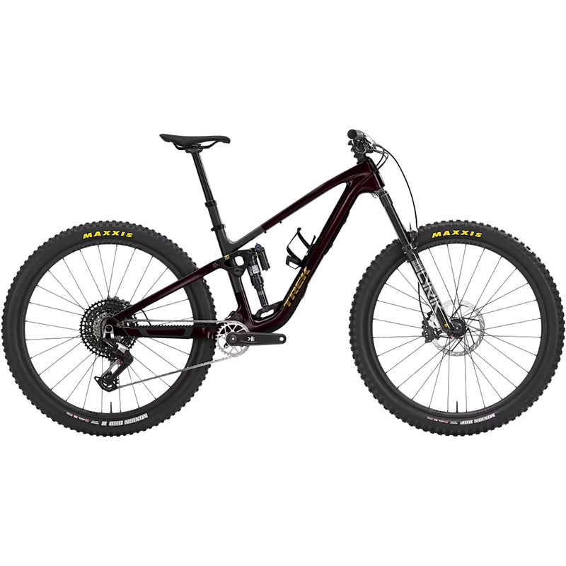 Balfes Bikes Trek Fuel EX 9.8 EA90 Full Suspension Mountain Bike 2027 in Gloss Dark Carmine / Matte Trek Black | Free postage over £30, £10 off first order, price match & 0% finance.