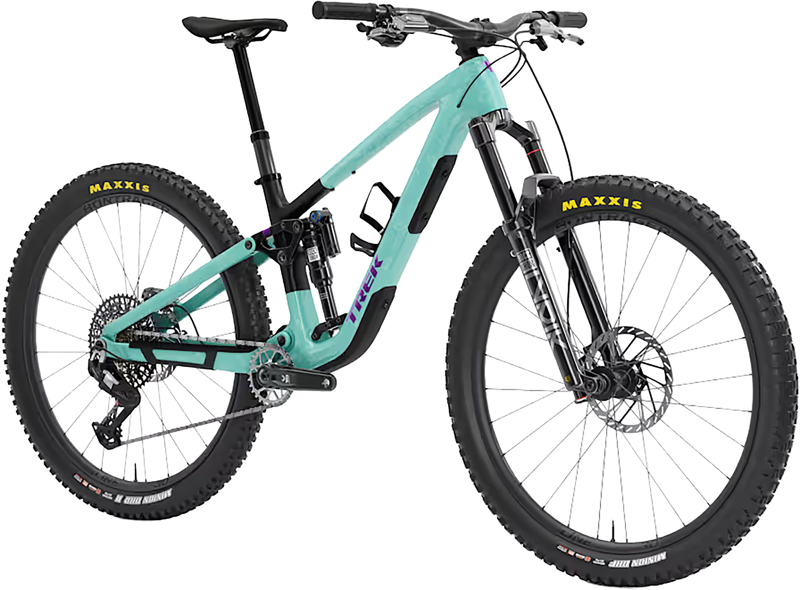 Trek Fuel EX 9.8 EA90 Full Suspension Mountain Bike 2027 in Miami Green Aloha Marble-1