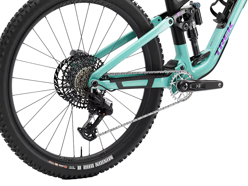 Trek Fuel EX 9.8 EA90 Full Suspension Mountain Bike 2027 in Miami Green Aloha Marble-2