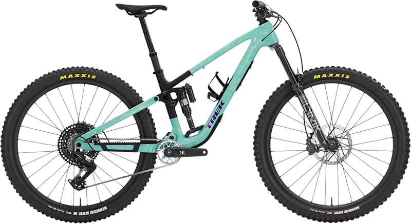 Balfes Bikes Trek Fuel EX 9.8 EA90 Full Suspension Mountain Bike 2027 in Miami Green Aloha Marble | Free postage over £30, £10 off first order, price match & 0% finance.