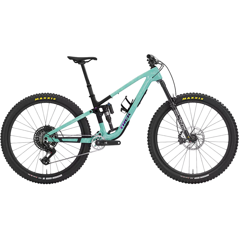 Balfes Bikes Trek Fuel EX 9.8 EA90 Full Suspension Mountain Bike 2027 in Miami Green Aloha Marble | Free postage over £30, £10 off first order, price match & 0% finance.
