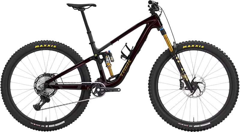 Balfes Bikes Trek Fuel EX 9.8 XT Full Suspension Mountain Bike in Gloss Dark Carmine Matte Trek Black | Free postage over £30, £10 off first order, price match & 0% finance.