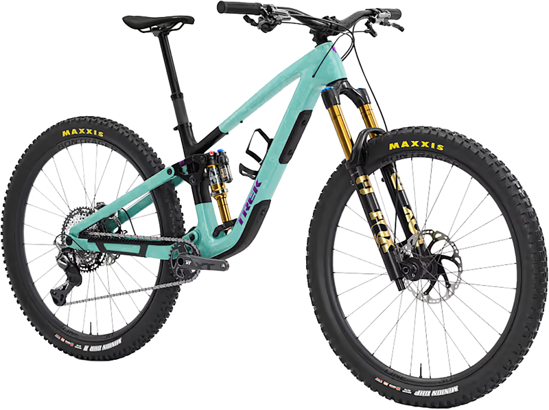 Trek Fuel EX 9.8 XT Full Suspension Mountain Bike 2027 in Miami Green Aloha Marble-1