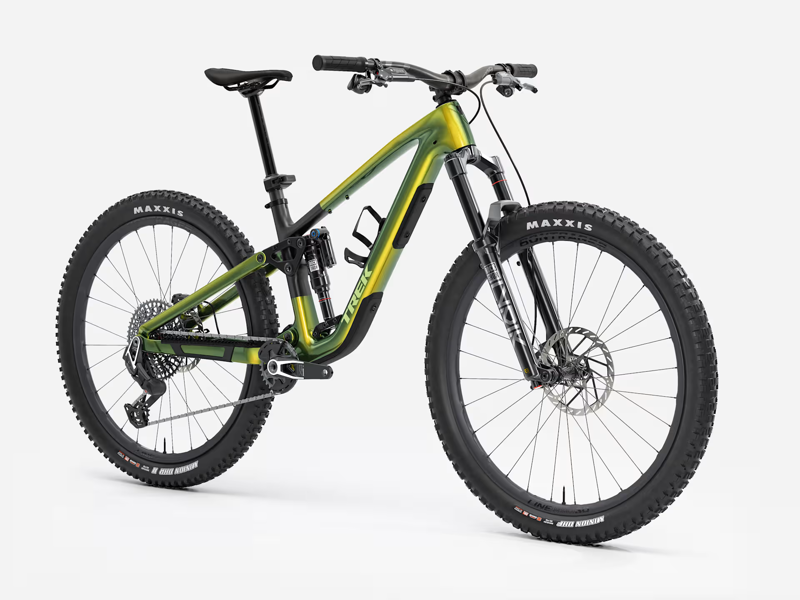 Trek Fuel EX 9.9 X0 AXS Gen 7 Full Suspension Mountain Bike 2026 in Gloss Chameleon Green-1