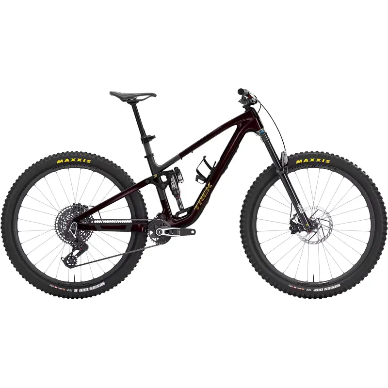 Balfes Bikes Trek FUEL EX 9.9 X0 AXS Full Suspension Carbon MTB 2027 in Gloss Dark Carmine/Matte Black | Free postage over £30, £10 off first order, price match & 0% finance.