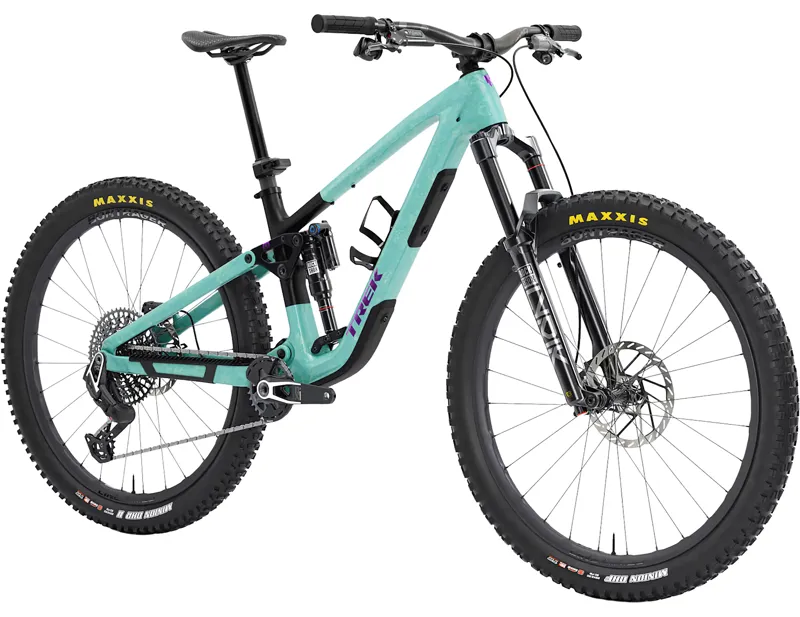 Trek FUEL EX 9.9 X0 AXS Full Suspension Carbon MTB 2027 in Miami Green / Aloha Marble-1