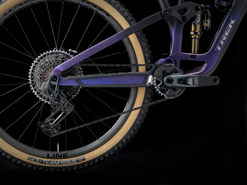 Trek Fuel EX 9.9 X0 AXS T-Type Gen 6 Full Suspension Mountain Bike 2025 in Deep Smoke/Purple Flip-5