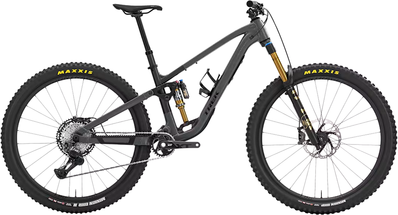 Trek Fuel EX 9 XT DI2 Full Suspension Mountain Bike 2027 in Lithium Grey Trek Black Splatter