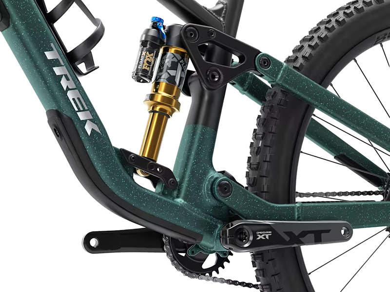 Trek Fuel EX 9 XT DI2 Full Suspension Mountain Bike 2027 in Matte Juniper Blue Sage Splatter-2
