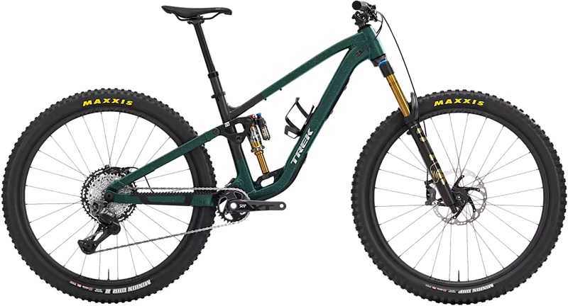 Trek Fuel EX 9 XT DI2 Full Suspension Mountain Bike 2027 in Matte Juniper Blue Sage Splatter
