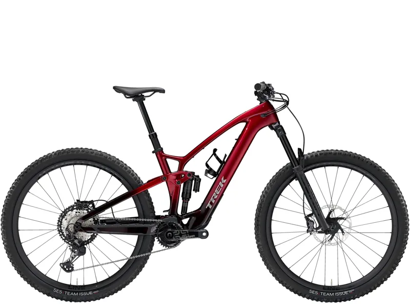 Trek Fuel EXe 9.8 XT Electric Full Suspension Mountain Bike 2025 in Red Smoke