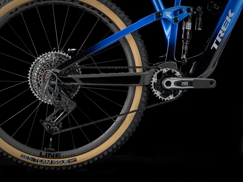 Trek Fuel EXe 9.9 X0 AXS T-Type Electric Full Suspension Mountain Bike 2025 in Marianas Blue-5