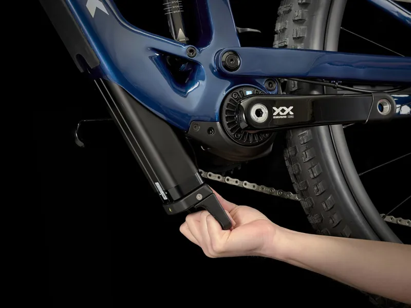 Trek Fuel EXe 9.9 XX AXS Electric Full Suspension Mountain Bike 2024 in Mulsanne Blue-9