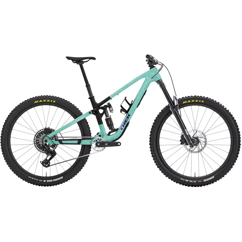 Balfes Bikes Trek FUEL LX 9.8 EA90 Full Suspension Carbon MTB 2027 in Miami Green / Aloha Marble | Free postage over £30, £10 off first order, price match & 0% finance.