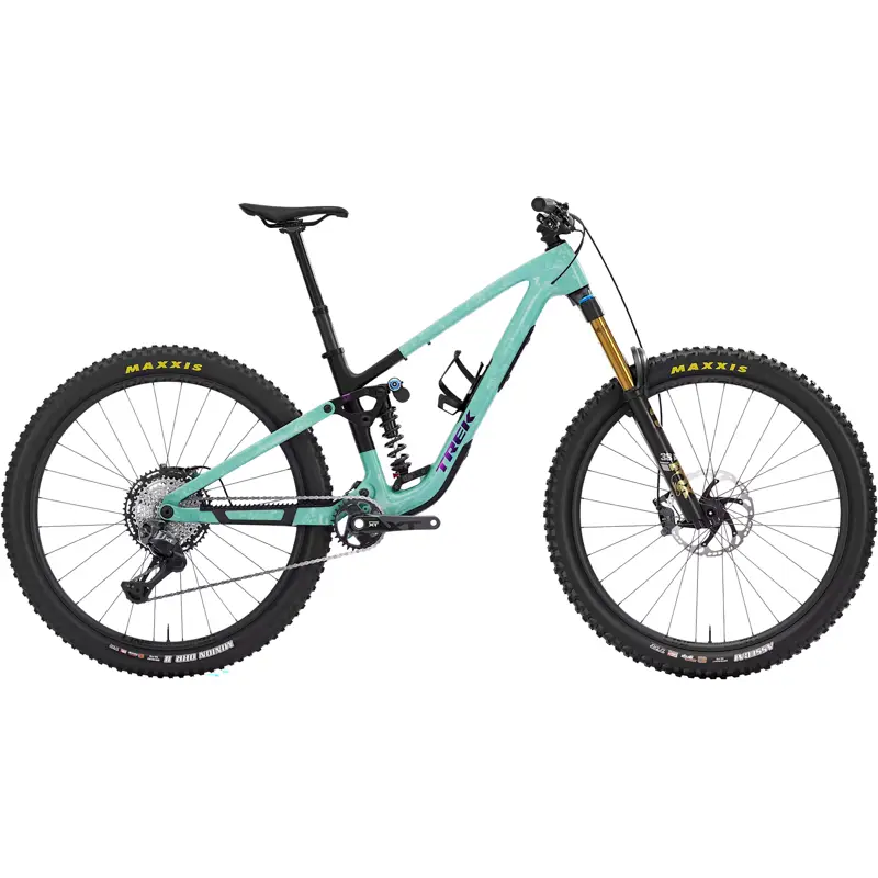 Balfes Bikes Trek FUEL LX 9.8 XT DI2 Full Suspension Carbon MTB 2027 in Miami Green / Aloha Marble | Free postage over £30, £10 off first order, price match & 0% finance.