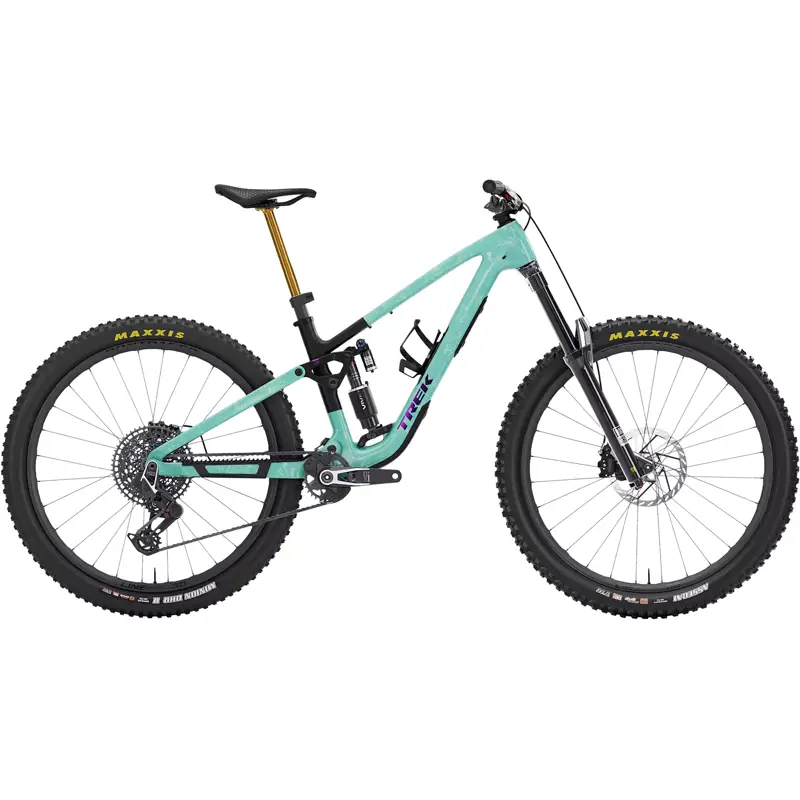 Balfes Bikes Trek FUEL LX 9.9 X0 AXS Full Suspension Carbon MTB 2027 in Miami Green / Aloha Marble | Free postage over £30, £10 off first order, price match & 0% finance.
