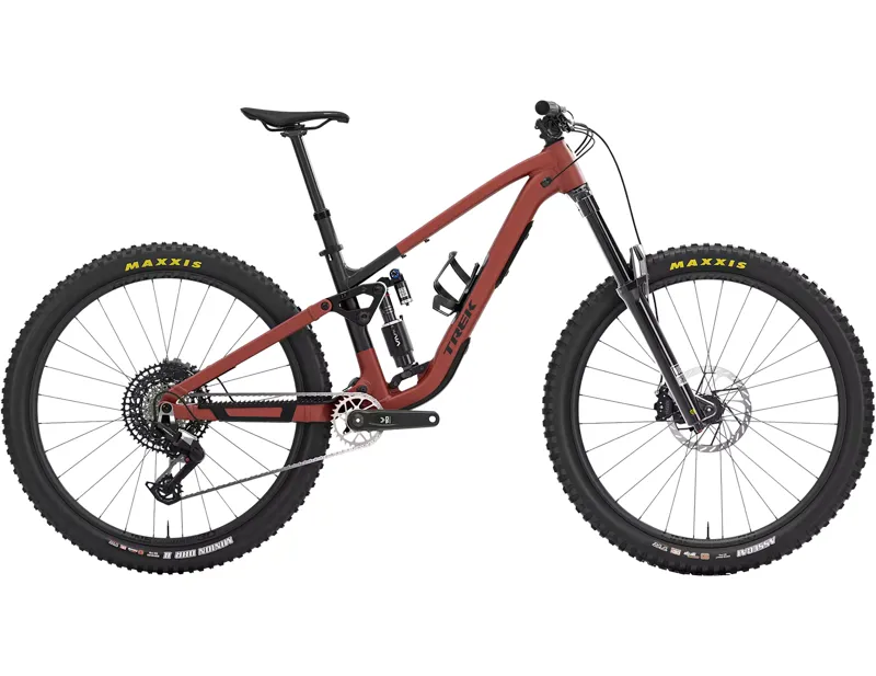 Trek FUEL LX 9 EA90 Full Suspension Alloy MTB 2027 in Matte Sedona Red/Pennyflake Splatter
