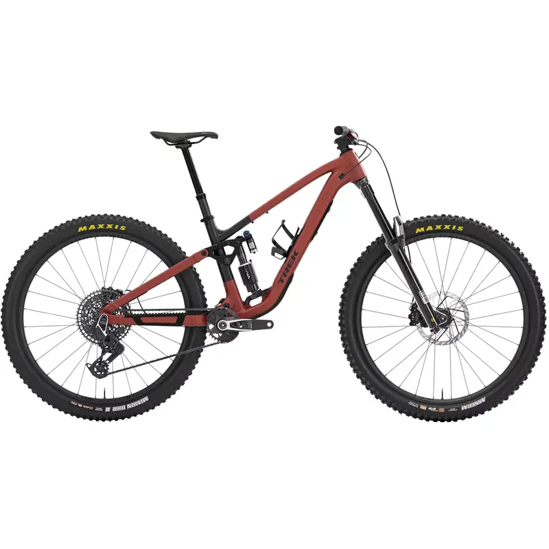 Balfes Bikes Trek FUEL LX 9 X0 AXS Full Suspension Alloy MTB 2027 in Matte Sedona Red/Pennyflake Splatter | Free postage over £30, £10 off first order, price match & 0% finance.
