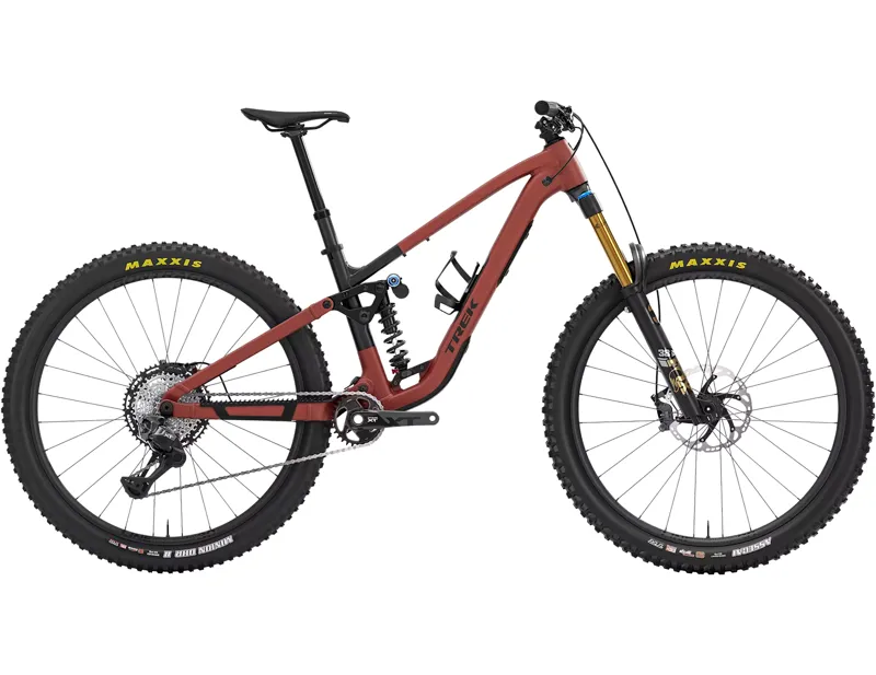 Trek FUEL LX 9 XT DI2 Full Suspension Alloy MTB 2027 in Matte Sedona Red/Pennyflake Splatter
