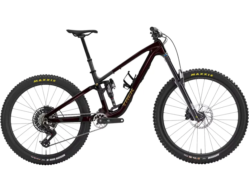 Trek FUEL MX 9.8 EA90 Full Suspension Carbon MTB 2027 in Gloss Dark Carmine / Matte Black