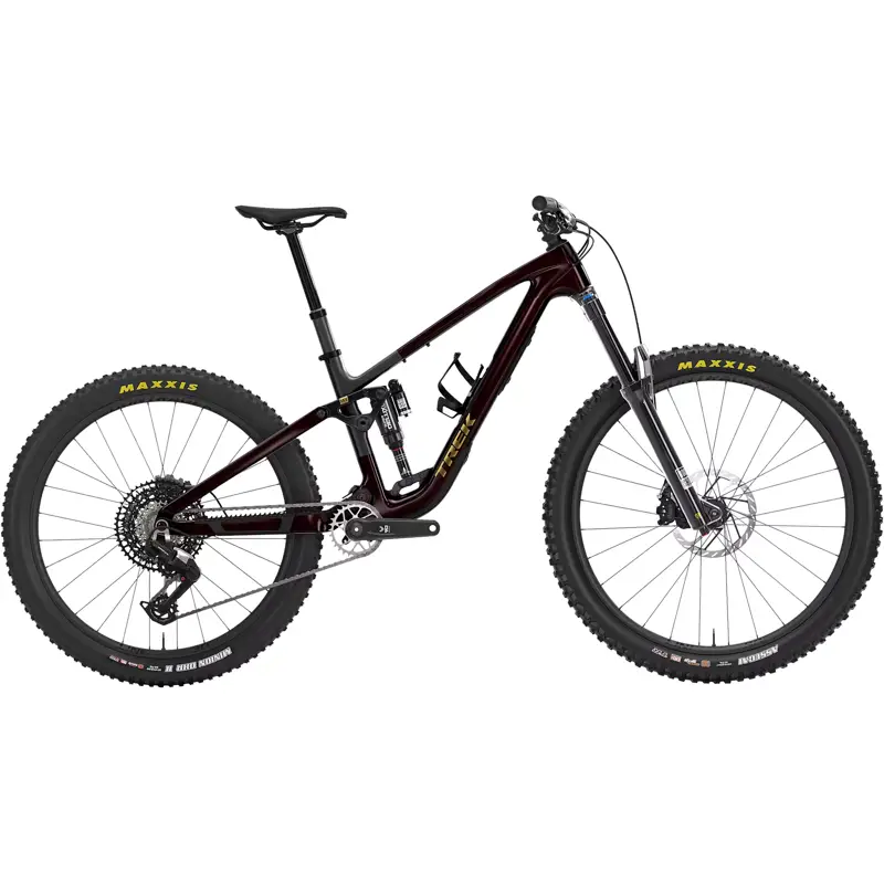 Balfes Bikes Trek FUEL MX 9.8 EA90 Full Suspension Carbon MTB 2027 in Gloss Dark Carmine / Matte Black | Free postage over £30, £10 off first order, price match & 0% finance.