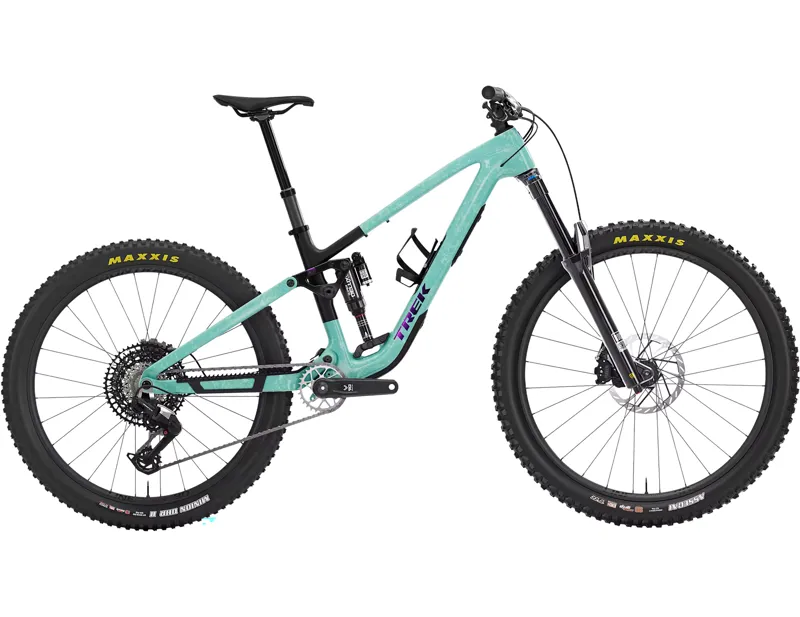 Trek FUEL MX 9.8 EA90 Full Suspension Carbon MTB 2027 in Miami Green / Aloha Marble