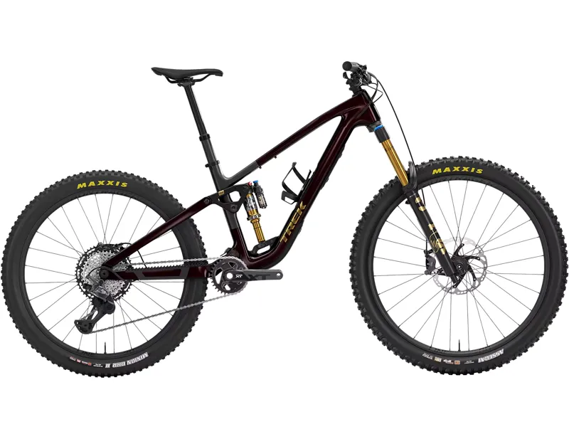 Trek FUEL MX 9.8 XT Full Suspension Carbon MTB 2027 in Gloss Dark Carmine/Matte Trek Black
