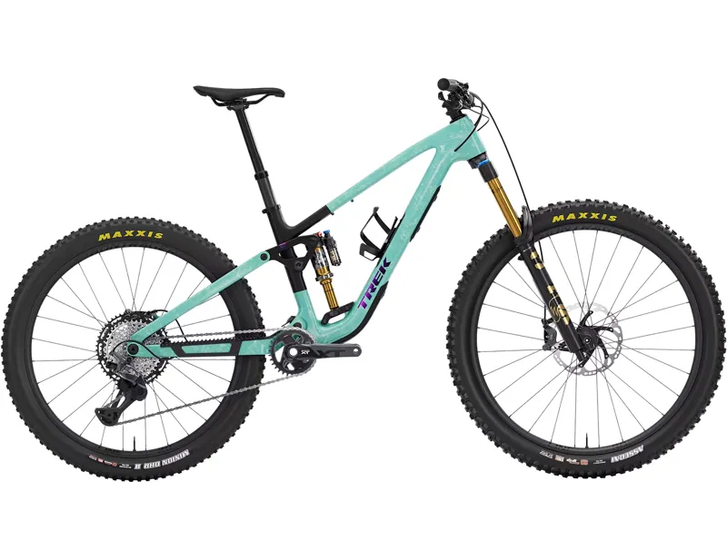 Trek FUEL MX 9.8 XT Full Suspension Carbon MTB 2027 in Miami Green / Aloha Marble